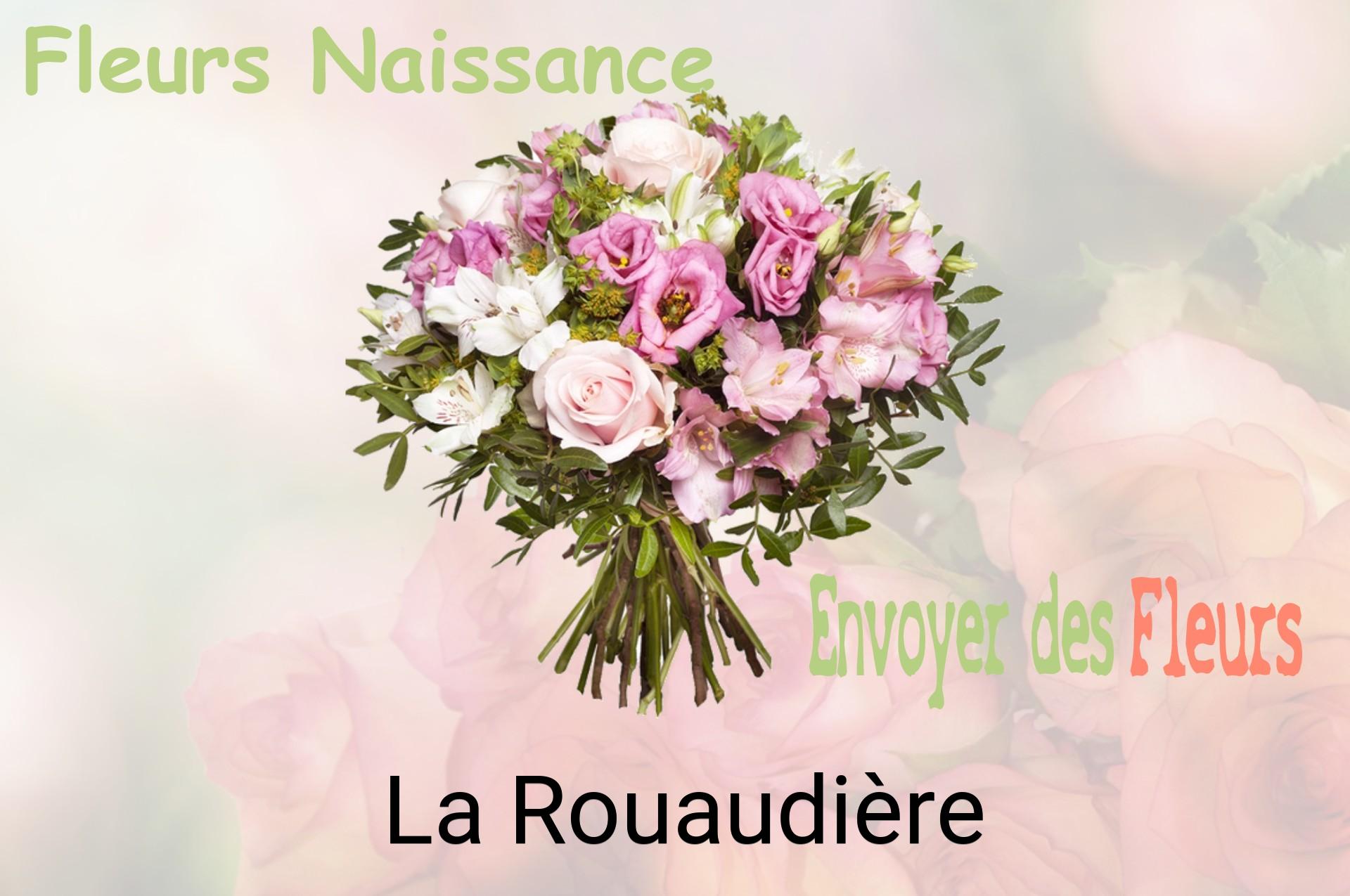 Bouquet de fleurs de naissance livré à La Rouaudière